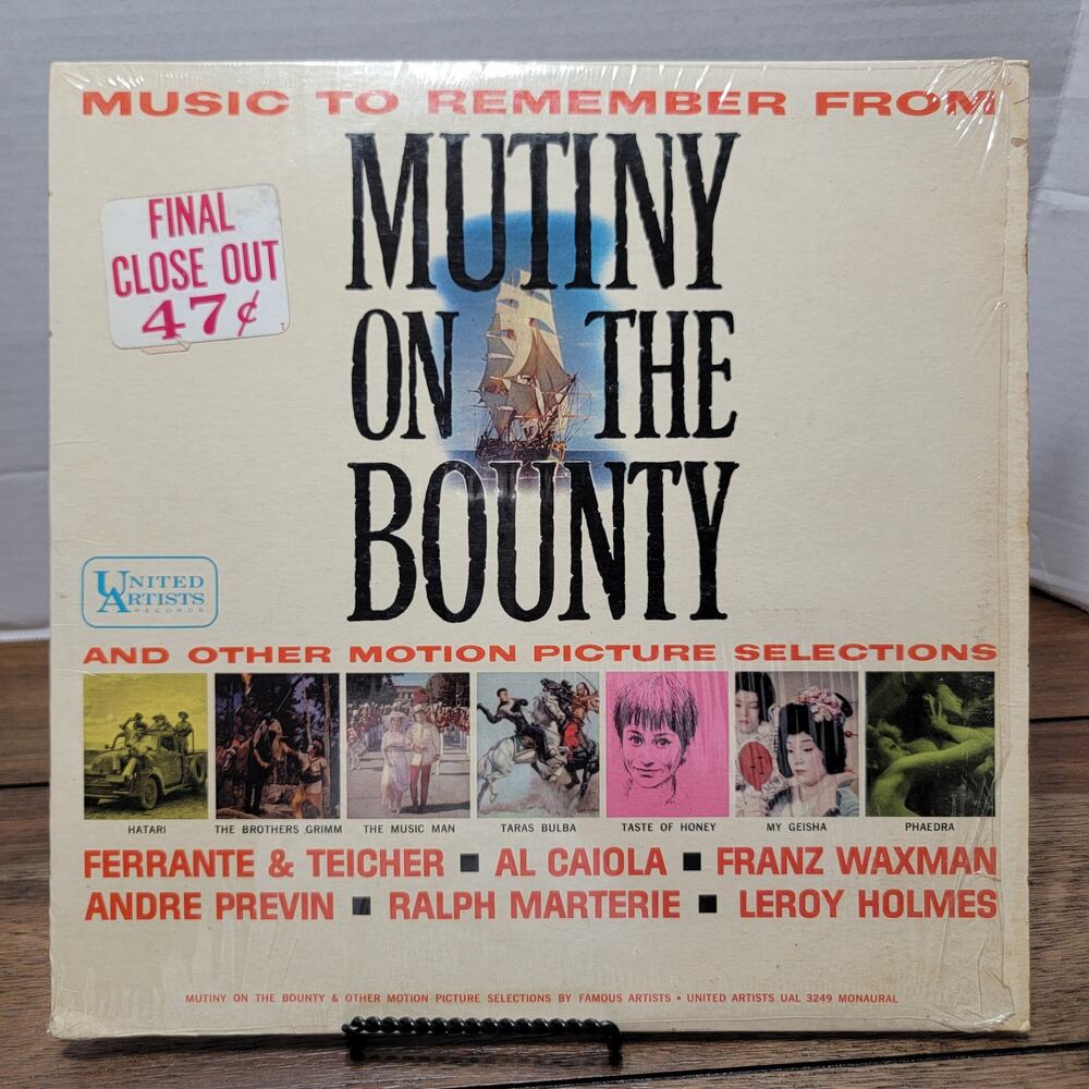 VINTAGE VINYL Mutiny On The Bounty and Other Motion Picture Selections (1962)